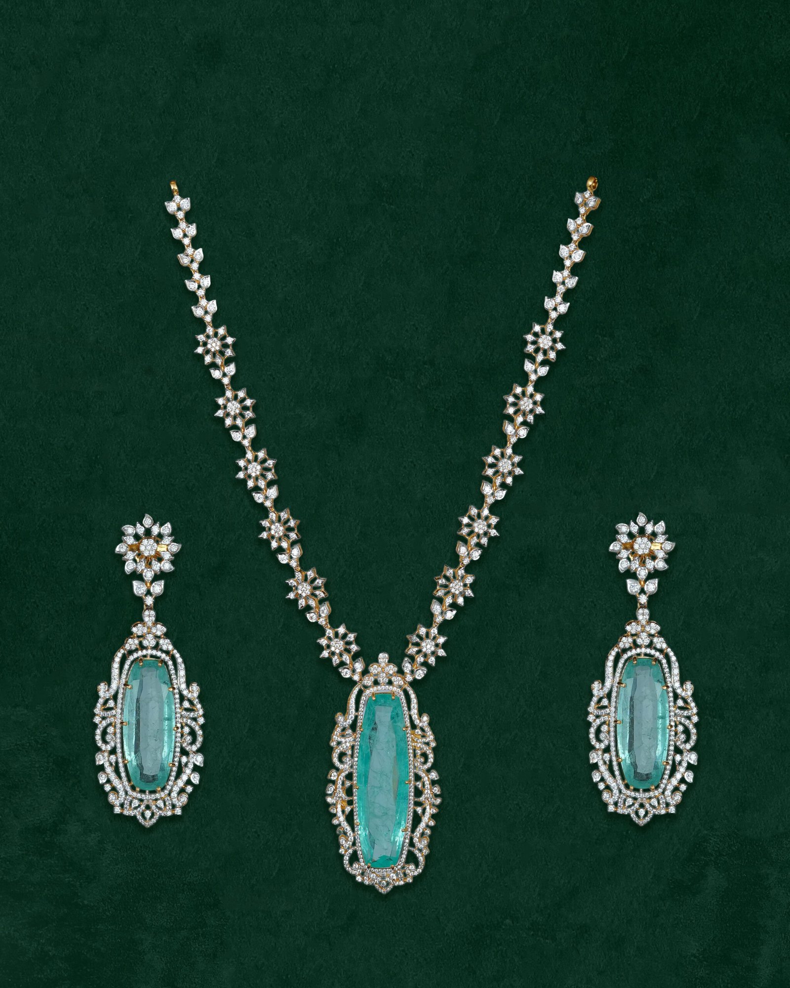 CZ Necklace Set