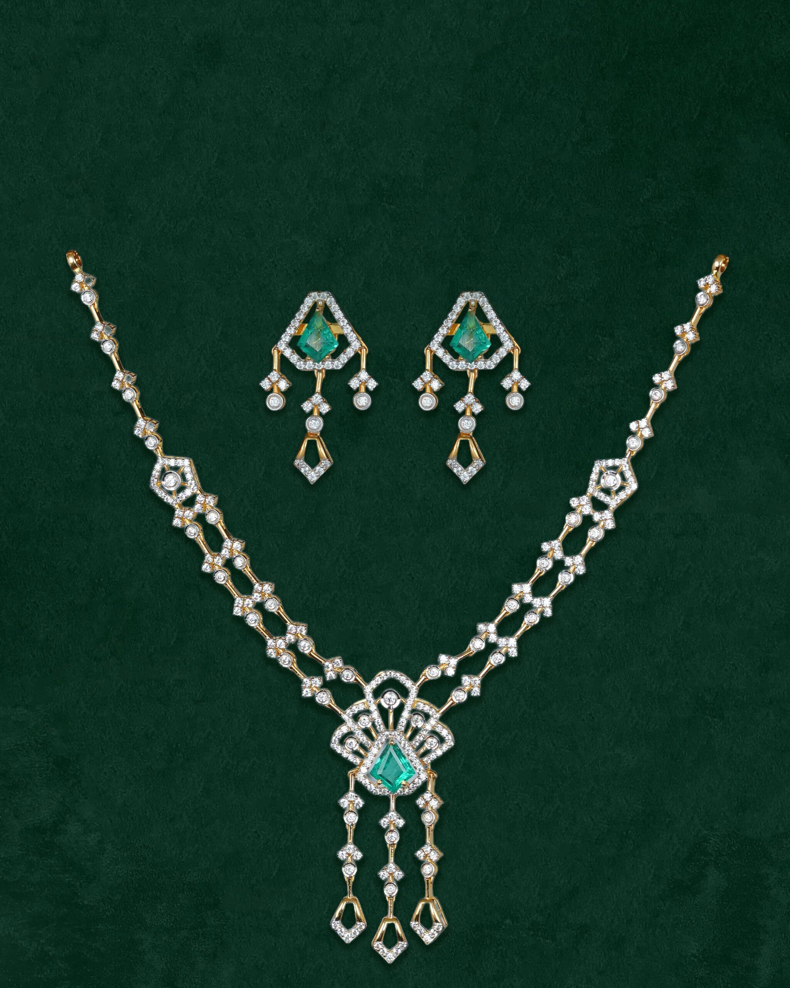 CZ Necklace Set